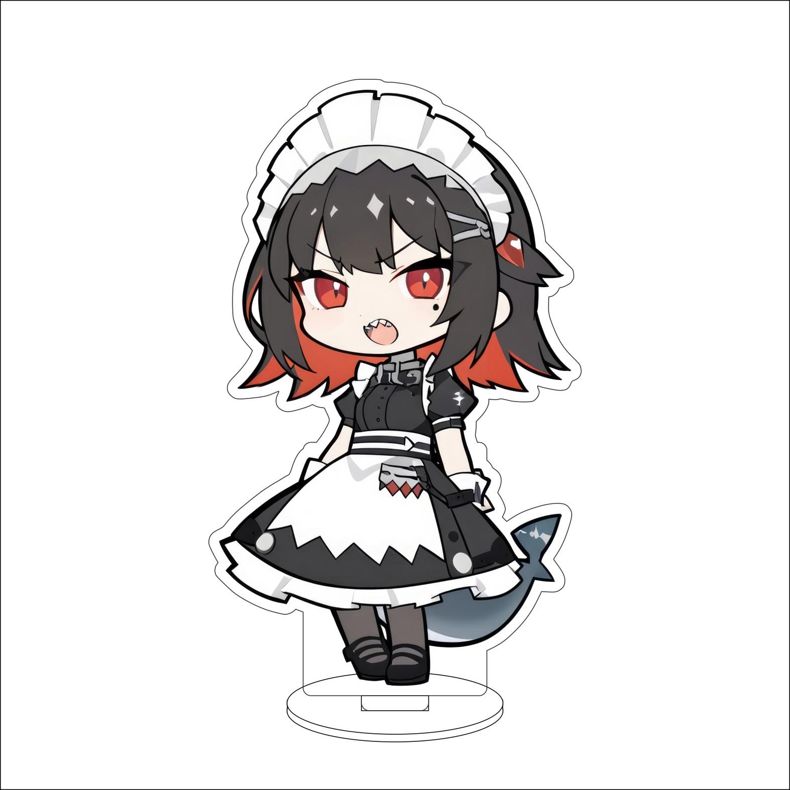 

10CM Anime Zenless Zone Zero Figure Stand Model Ellen Joe Cute Desk Decor Standing Sign Gifts 10CM