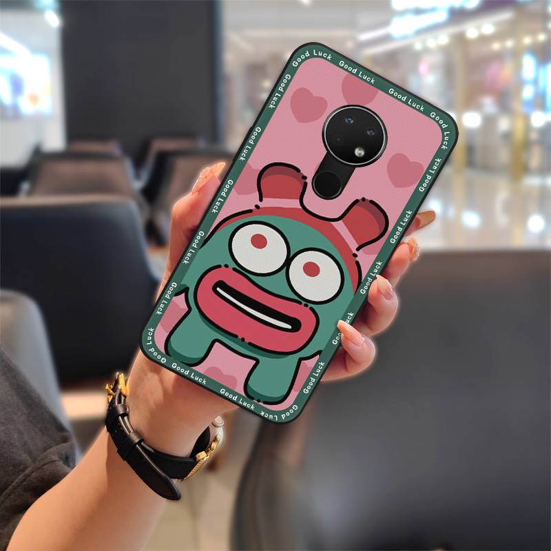 Dirt-resistant Durable Phone Case For Nokia 6.2/7.2 Silicone Anti-knock Graffiti Anti-dust Cartoon Phone Pouch Soft Case