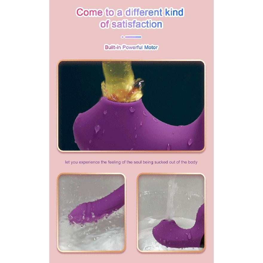 15 Modes Powerful Dildo Vibrator Female Masturbator G Spot Clitoris Sucker Vacuum Stimulator Adult Supplies Sex Toy for