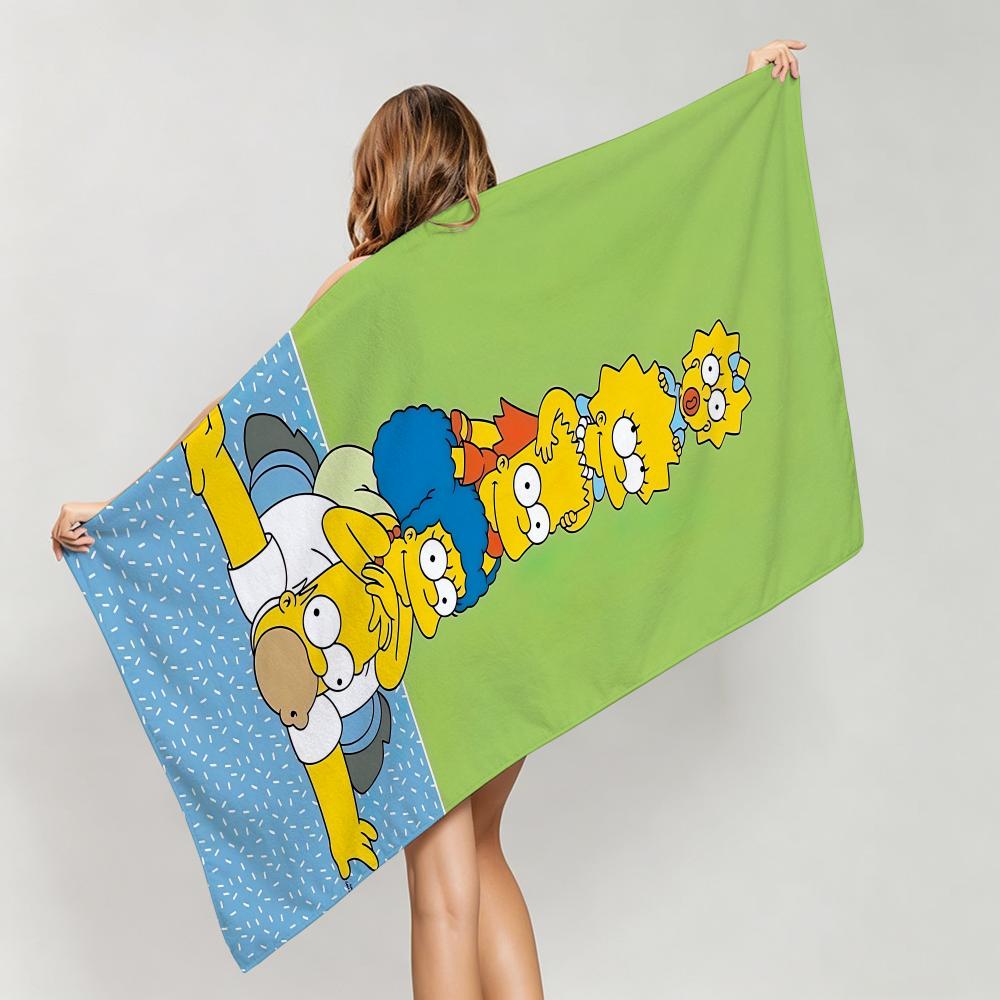 Funny-The SimpsonsS Towel Five-Star Hotel Quality Eco-Friendly Ultra Soft Thick Towels & Beach Towels