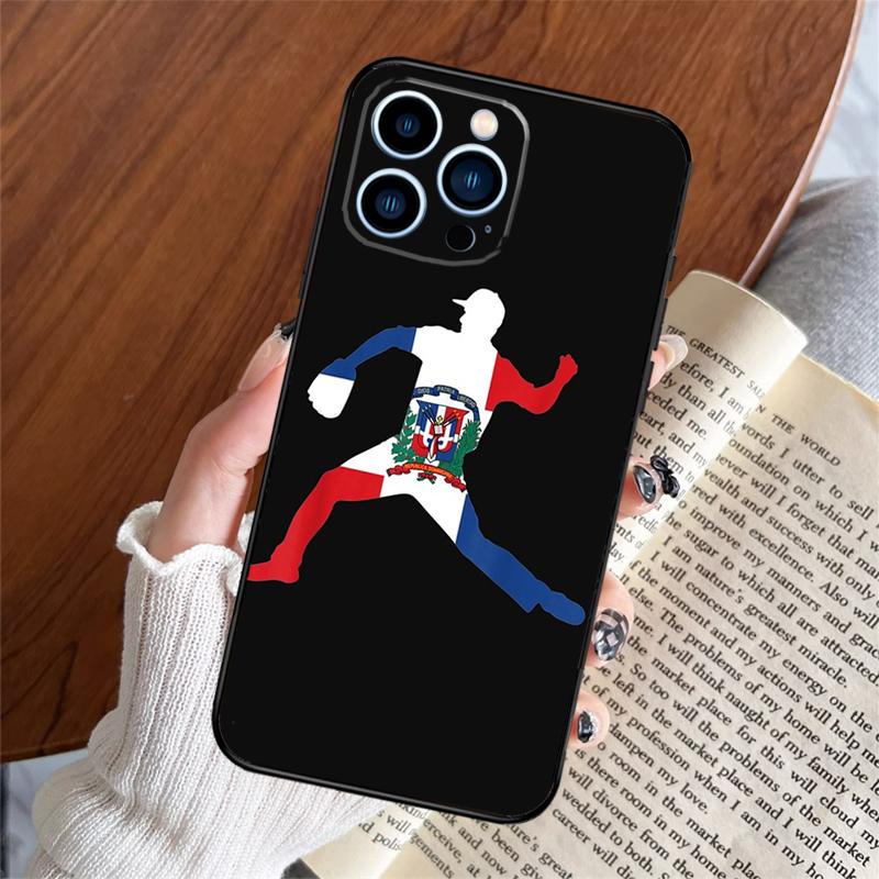 Dominican Republic Flag Phone Case For iPhone 16 Pro Max 11 14 15 17 Pro Max Plus 12 13 Mini 16e 17 Air Back Cover