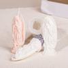 Praying Girl Silicone Candle Mould Heat Proof Easy Removal Multipurpose for Craft Soap Making Beautiful Ornament Gift