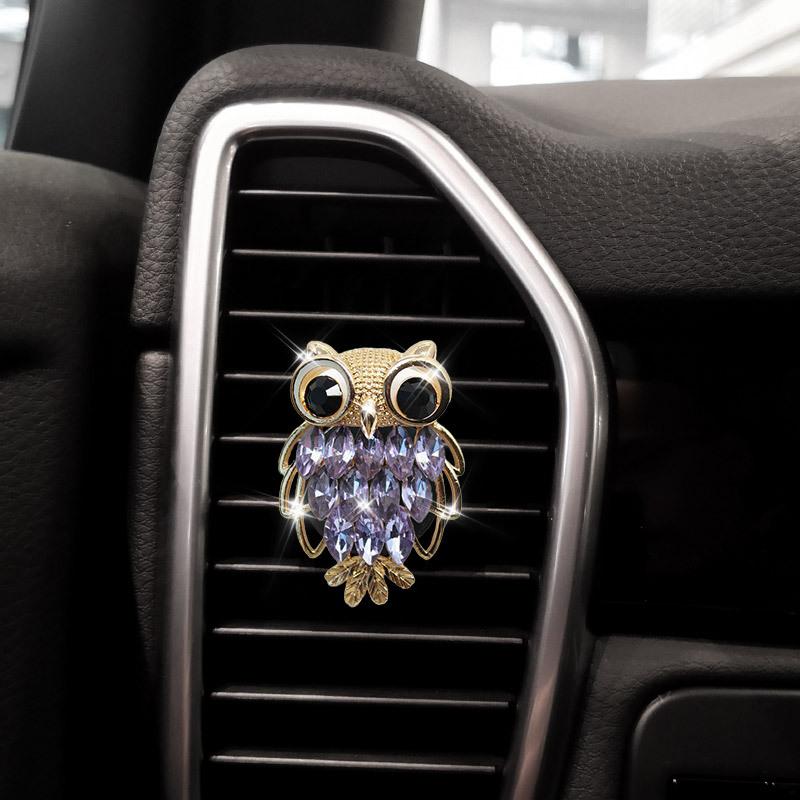 Owl Style car air freshener perfume bottle diffuser   in the car auto Air conditioner outlet vent air Perfume clip