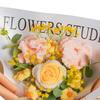 Crochet Bouquet, Handmade Knit Flowers, Artificial Already Made for Valentine's Day,