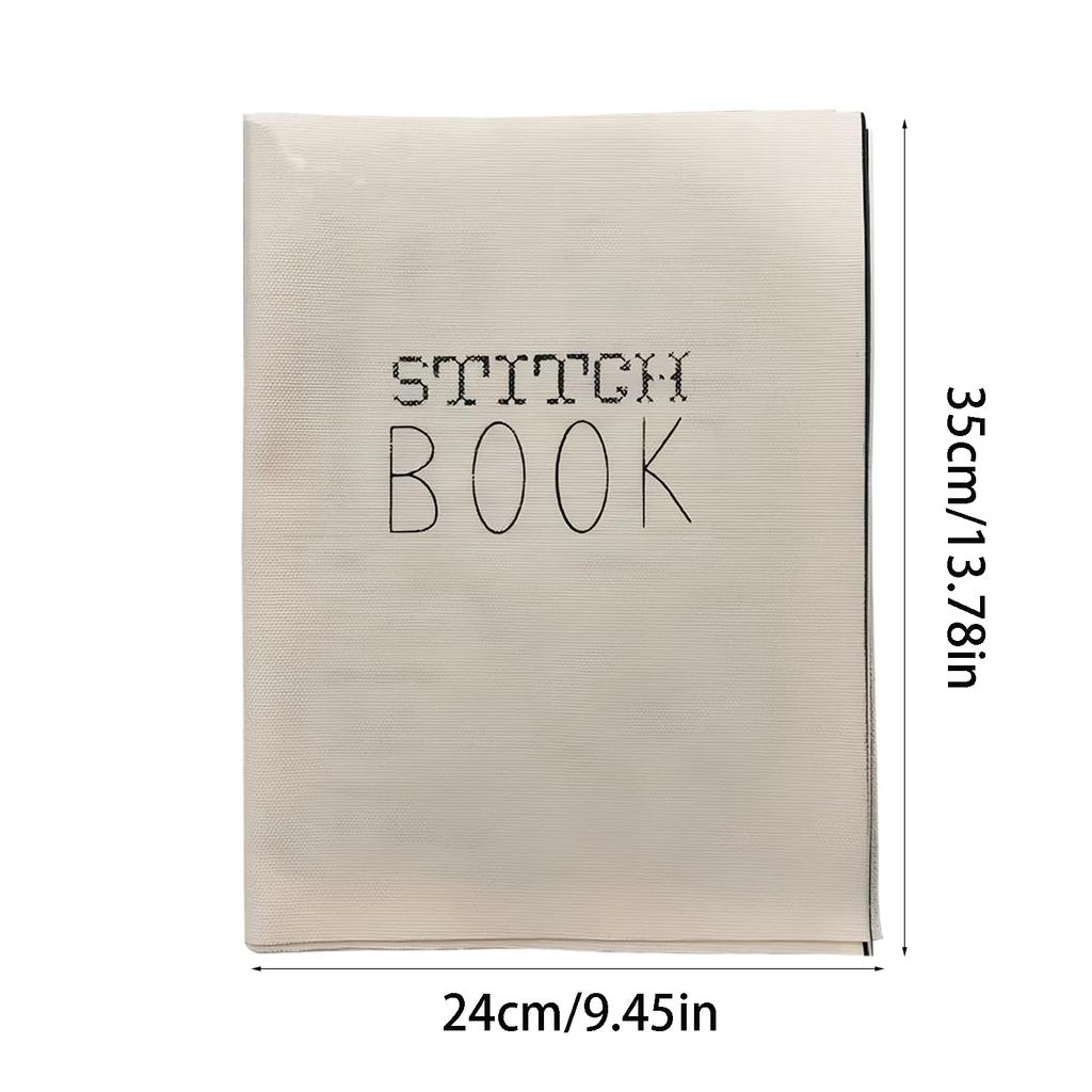 New Product! DIY Book Embroidery, Embroidery Book Kit, Sewing Patterns Guide With 86+ Patterns, 86 Unique Stitches, Tools Set