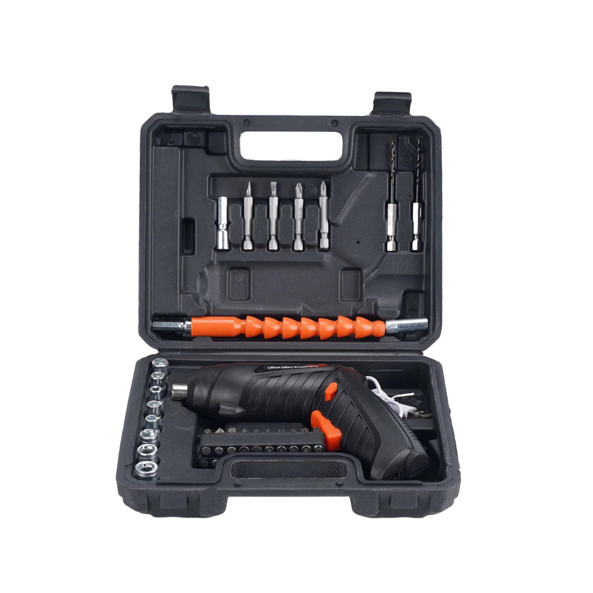 

Rechargeable Handheld Multifunction Electric Screwdriver & Impact Drill with Lithium Battery