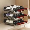 2/3 Etagen Stapelbarer Wasserflaschen-Weinregal-Lagerung Kühlschrank-Weinregal Küchenaufbewahrungsorganizer für Champagner-Wasserflaschen