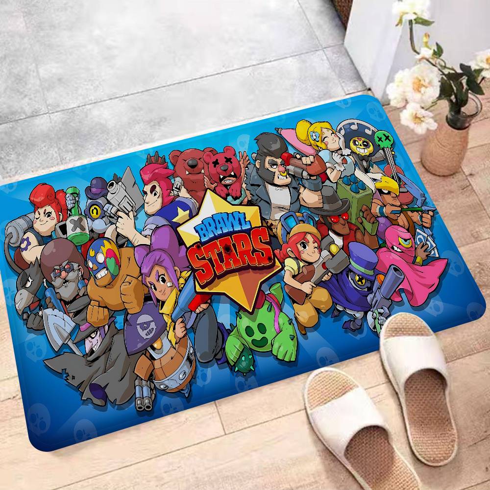 Strategy Game B-BRAWL STARS Floor Carpet Nordic Style Home Doormat Bathroom-Toilet Mats Bedroom Hotel Decor Mat