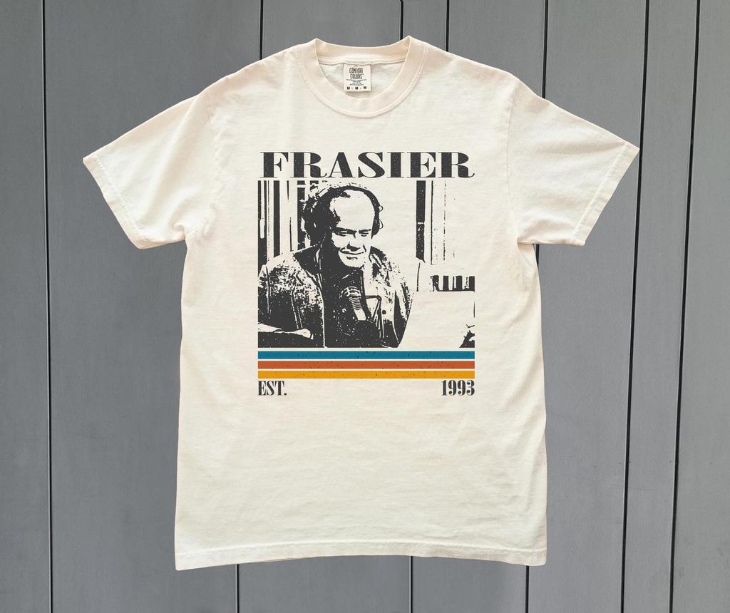 Frasier TV Series Shirt - Retro 90s Comfort Colors Tee