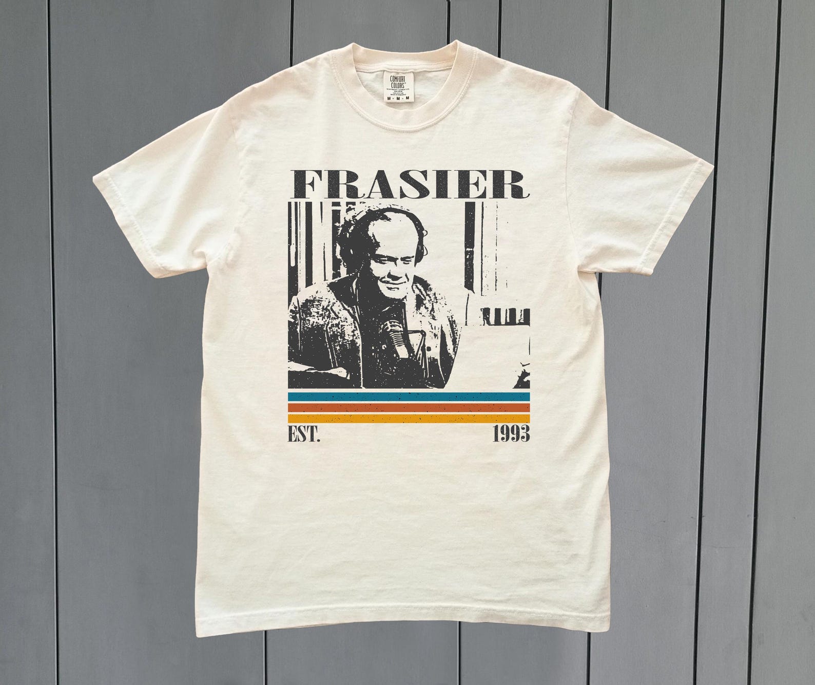 Frasier TV Series Shirt - Retro 90s Comfort Colors Tee S