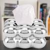 Electroplated Ceramic Tissue Box Case Holder Decorative Elegant Facial Tissue Napkin Dispenser Box