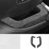 Suede Leather Armrest Box Lid Sheath Shell For TOYOTA Land Cruiser LC300 2024 2025 2026 Central Control Panel Cover Mat
