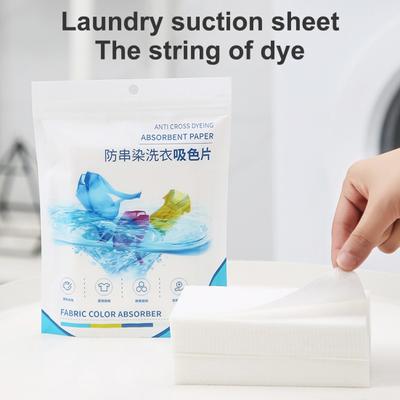 Dye Trapping Sheet Fragrance Free Maintains Original Colors White Wash Dark Clothes Color Catcher Sheet for Home