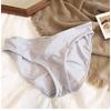 9 Color Women Seamless Panties Sexy Low Waist Milk Silk Comfort Breathable Briefs Buttock Cover Basic Shorts Ladies Lingerie