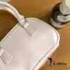Emaille Mini Crossbody Bowling Bag Two-Way Strap Tote Leren Telefoontasje