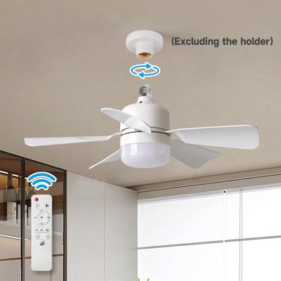 E27 Ceiling Fan Light for Children's Room & Modern Bedroom