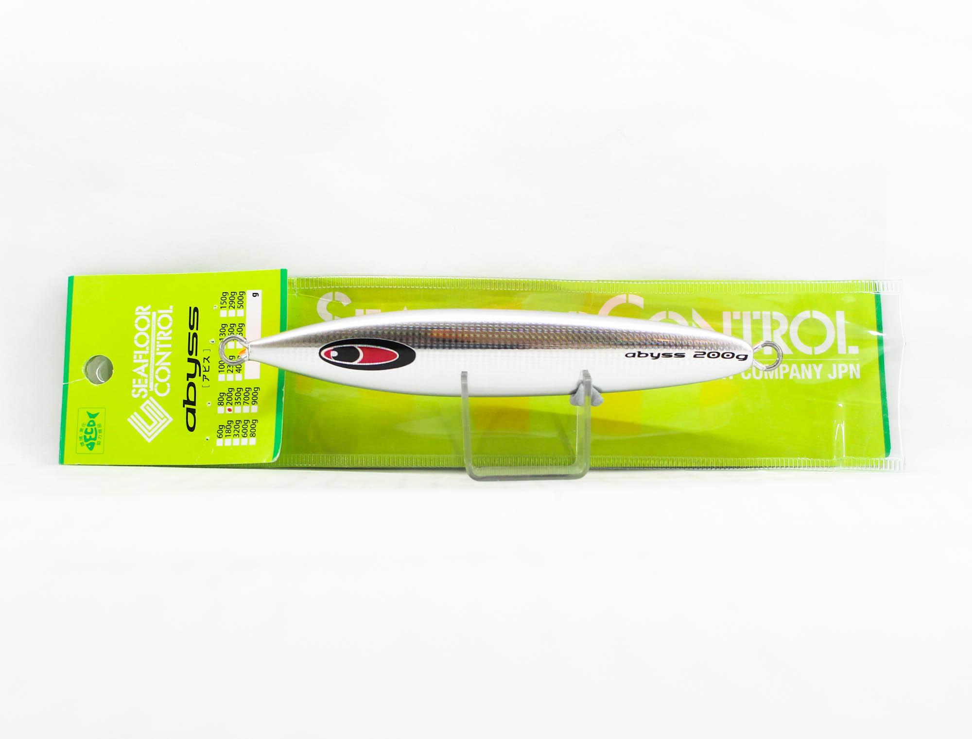 Seafloor Control Metal Jig Abyss 200 grams Zebra Orange GR (7592)