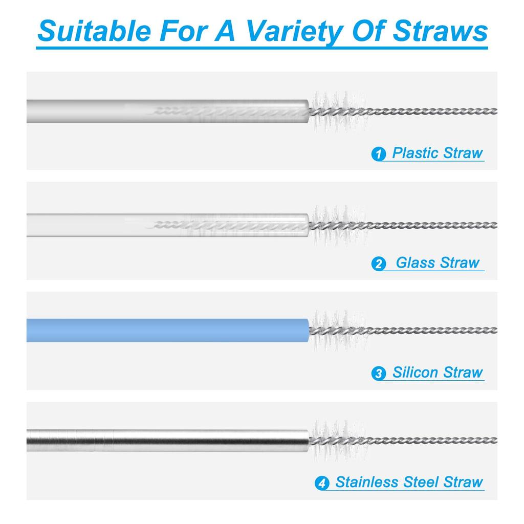 PATIKIL Flexible Long Drain Brush, 67" Double Elastic End Nylon Cleaner, Two 8" Straw Hoses, Pipe Cleaning Brush for Sink Drains, Yellow