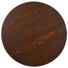 VidaXL Table de bistro Marron foncé 50 cm MDF