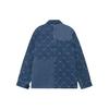 Li Ning Sports Basketball Collection Denim Jackets Men's Denim Blue Lapel Moderate Other AJDR441-1