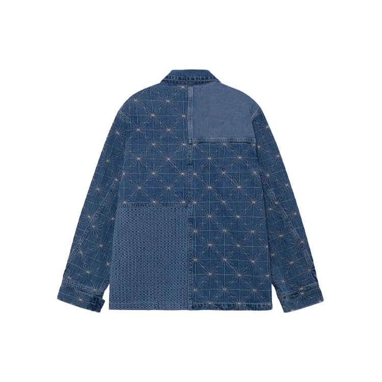 Li Ning Sports Basketball Collection Denim Jackets Men's Denim Blue Lapel Moderate Other AJDR441-1