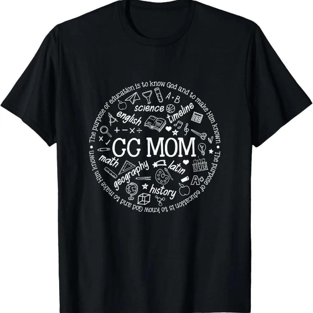 

CC Mom Classical Conversations Homeschool Mom Homeschooling T-Shirt XXXL чёрный