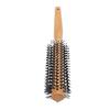 Round Brush Round Hair Brush Smoothing Hair Reduces Frizz Wooden Round Curling Roller Comb with Anti Static Handle for Men Women