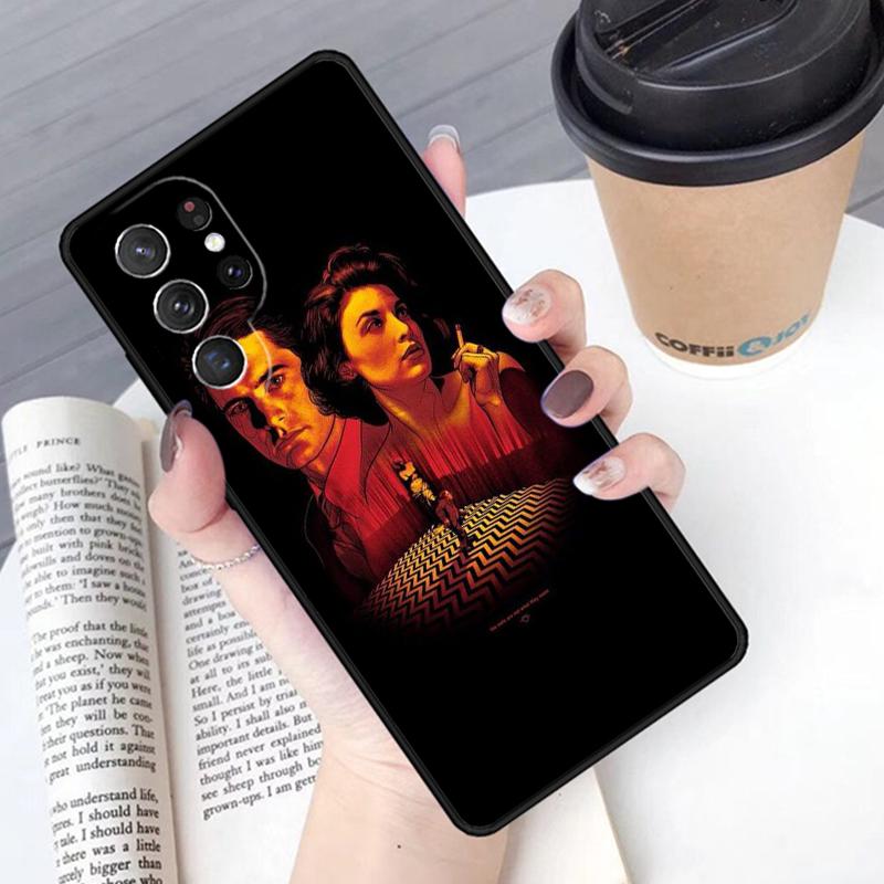 Welcome To Twin Peaks Red Room phone case Cover For Samsung Galaxy S24 S25 Ultra S21 S22 S10E Note 10 Plus Note 20 FE S23