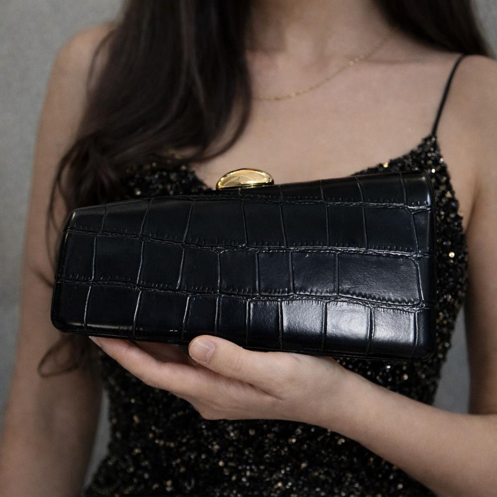 

Styling Bags, Clutches, One-Shoulder, Crossbody, Fashion, Personality, Celebrity Dinners чорний