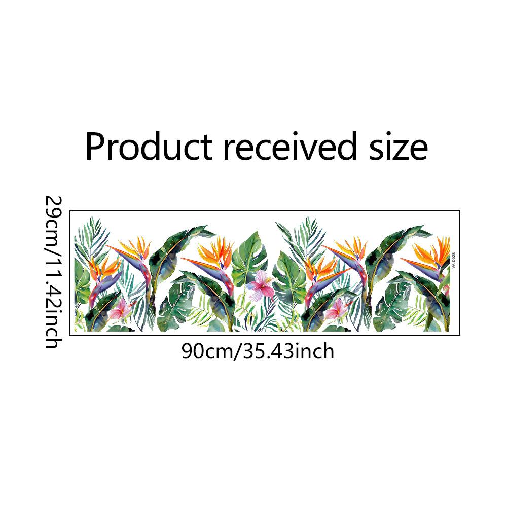 Yellow Flower Vine Butterfly Bird Wall Stickers Refrigerator Window Cupboard Home Decorations DIY Home Decals Art Mural Posters
