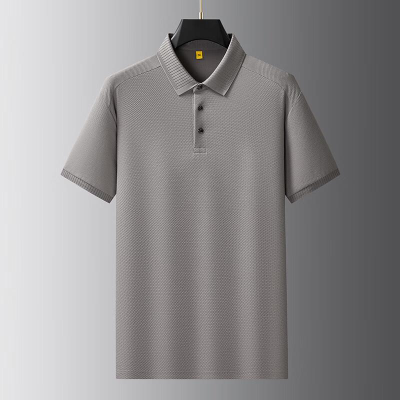 Polo à manches courtes Dibinze pour homme, grandes tailles