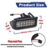 2pcs No Error LED License Number Plate Light For Fiat Scudo Toyota Proace Verso Peugeot Ranch Rifter Traveller Partner Expert