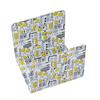 Oil Splash Baffle Foldable Heat Resistant Aluminum Foil Cooking Splashproof Guard for Kitchen Frying Pan Smiling Face