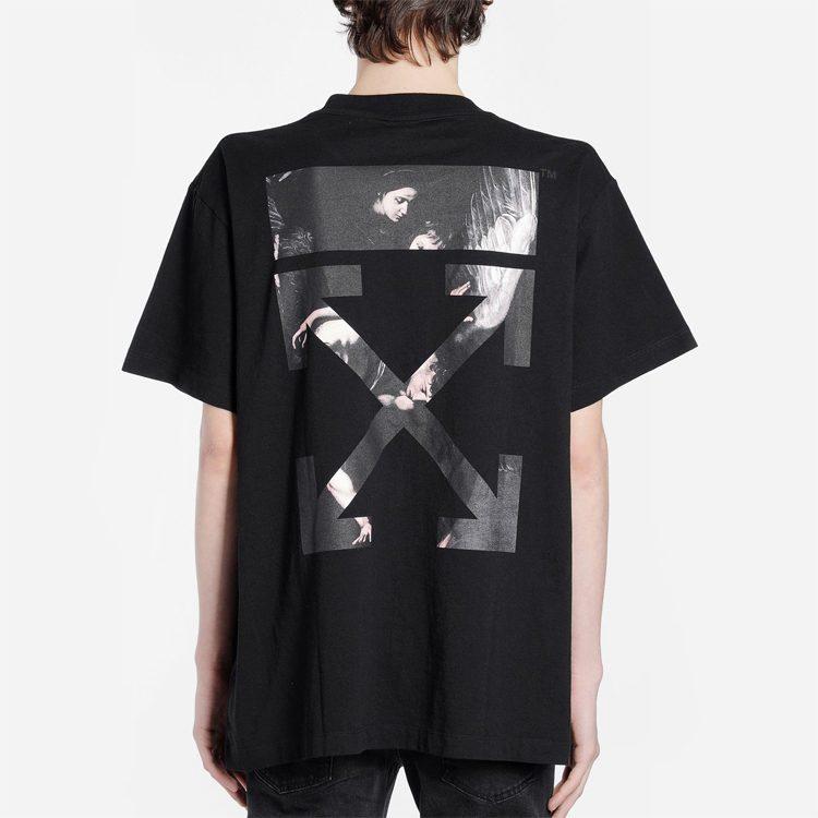 OFF WHITE Painting Arrows Short Sleeve T Shirt OMAA038G20JER0031088