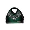 Fashion Diamond-Encrusted Dumpling Bag Handbag, Medium Temperament, Send Mother-In-Law Patent Leather Foreign Style Messenger Bag