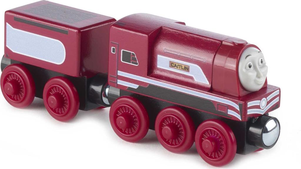 Thomas the Tank Engine Wooden Railway Series Caitlin GGG84 (Thomas) [Ages 2+] [FSC Certified]