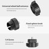 2Pcs 17mm Ball Head To 1/4 Thread Adapters for Tripods Camera Mounts and Action Cameras Providing Flexible Installation