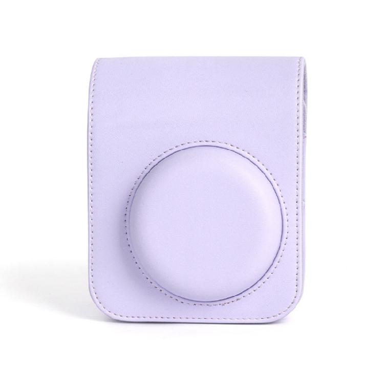 PU Leather Camera Case for Instax Mini 12 Instant Camera with Adjustable Strap