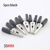 35MM/50mm Plastic Handle Test Metal Alligator Clips Electrical Clamp for Testing Probe Meter Clamp