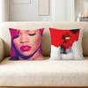 Famous Singer R-RIHANNA Pillow Case Applicable Space For Guest Rooms Interiors Cars Office House Decoration