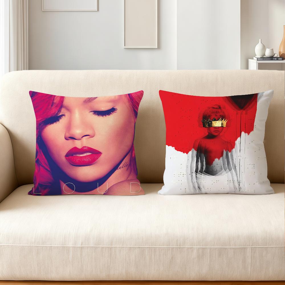 Famous Singer R-RIHANNA Pillow Case Applicable Space For Guest Rooms Interiors Cars Office House Decoration