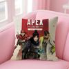 Game AApex Legend Cushion Cover Natural Linen Pillow Case DoubleSided Print Decorative Sofa Pillowcase Home Decor Gift