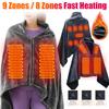 Wearable Heating Electric Blanket Shawl 3 Heated Level Throw Blanket 5v USB Charging Coral Flannel Velvet Lamb Winter Warm Shawl