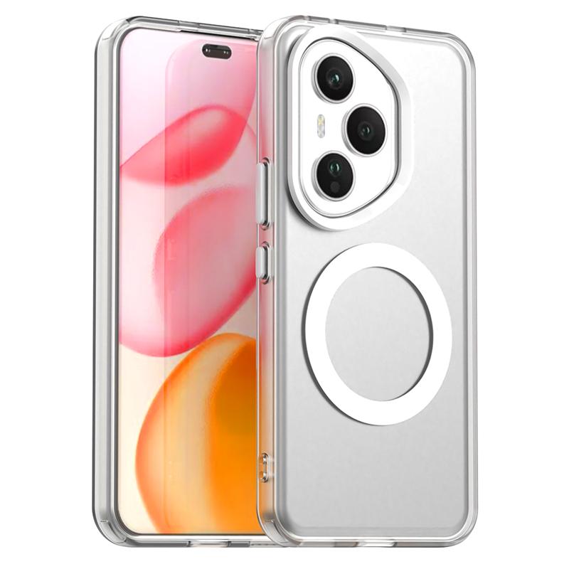 Magnetic Adsorption Wireless Charge Clear Case For Honor 400 Pro Transparent Phone Case For Honor 400 Pro Case For Honor 400 Pro