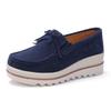 Spring Women Flats Shoes Platform Sneakers Slip On Flats Leather Suede Ladies Loafers Casual Shoes Women Loafers Shoes F65