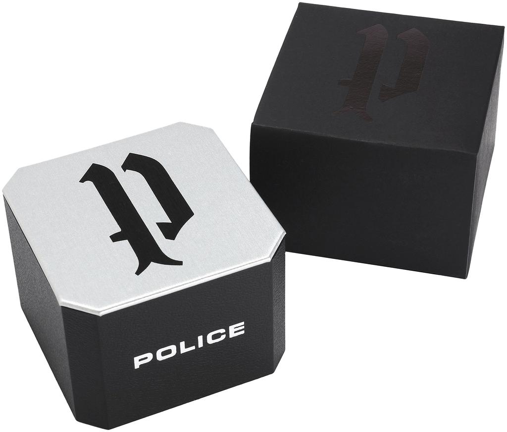 Police INLINE Stainless Steel Necklace for 26076PSS01 (S) Men,