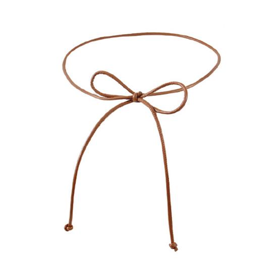 Women Belt Imitation Thin Belt Coats Waistband Casual Office Dresses Shirts Sweaters Leather Wear-Resistant