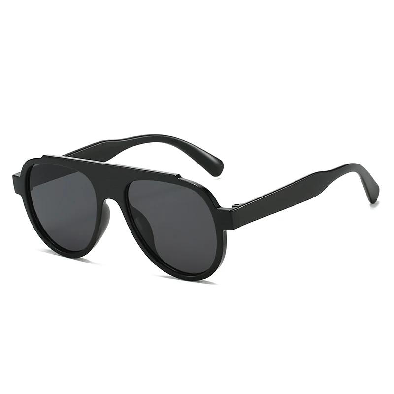 2PACK New Fashion Men Women Sunglasses Large Frame Retro Glasses Uv Protection for Outdoor Travel Eyewear Mountaineering Glasses