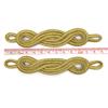 1pcs Gold Chinese Knot Button Embroidery Closure Retro Applique for Clothing DIY Accessories
