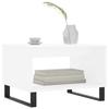 VidaXL Coffee Table White 60x50x40 Cm Engineered Wood 829260